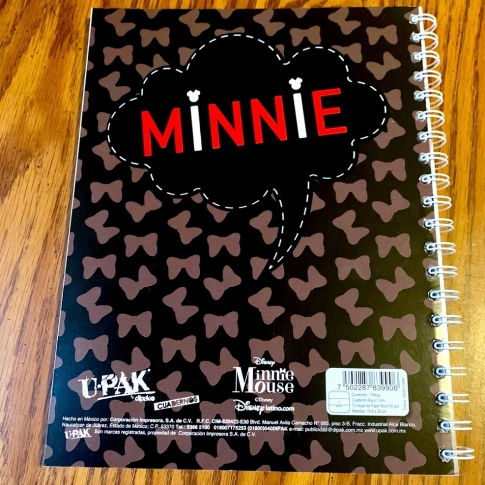 🍒🍒 Minnie Mouse Notebook - Picture 6 of 9